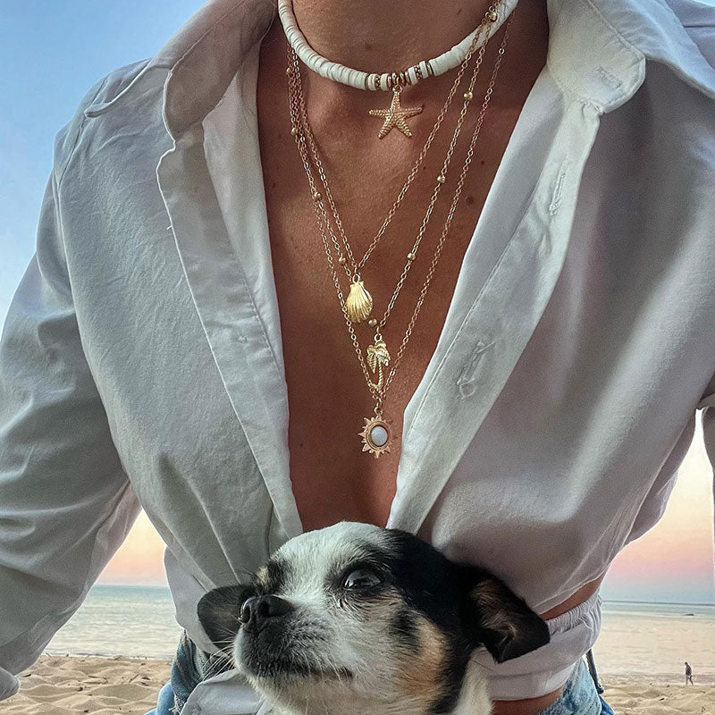 Collier De Plage Rétro Sea