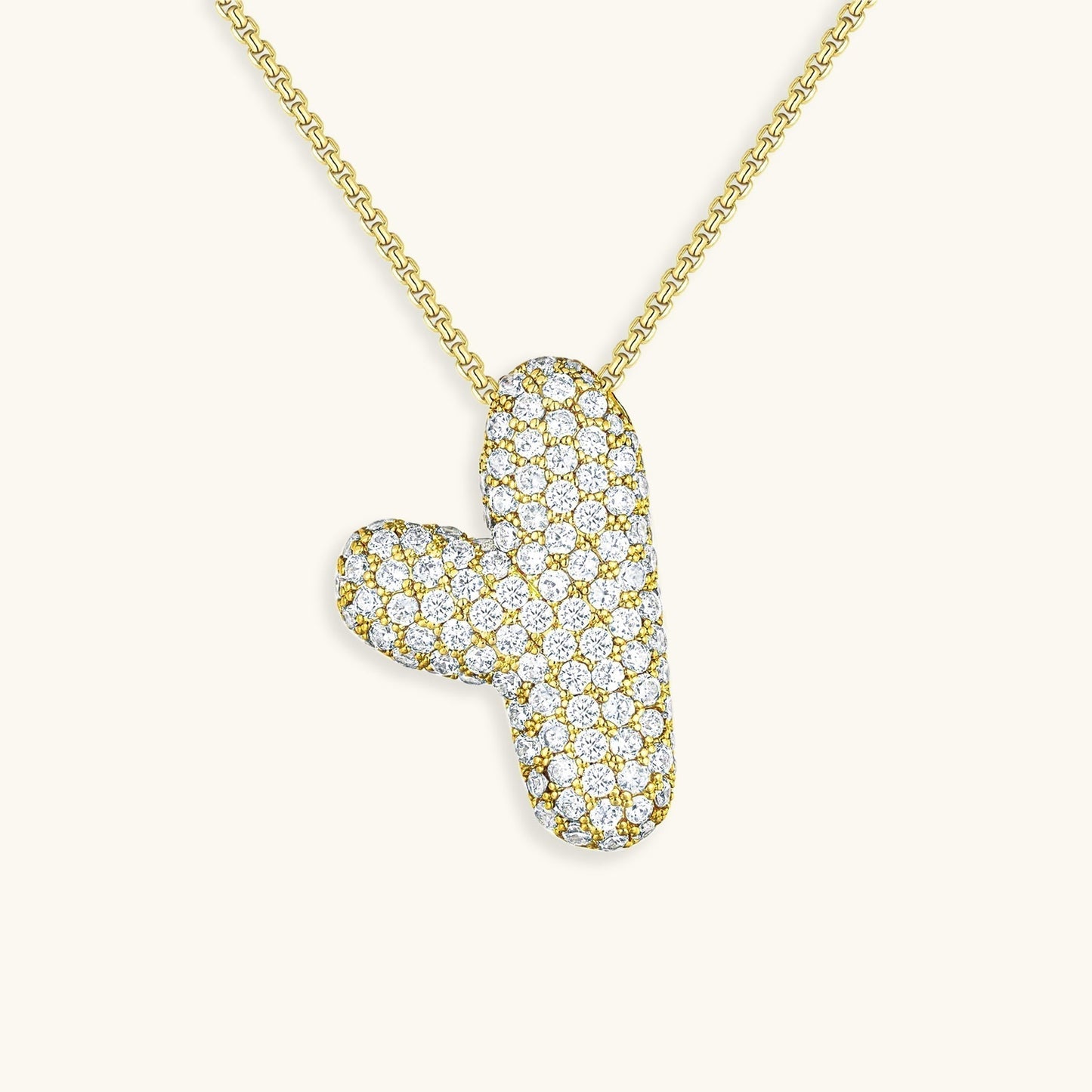 Collier en Diamant Initial Bulle