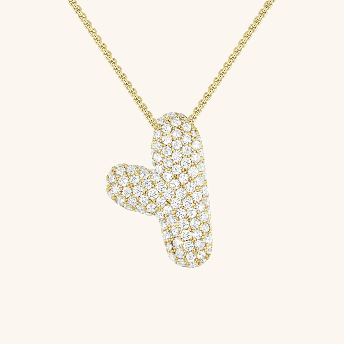 Collier en Diamant Initial Bulle