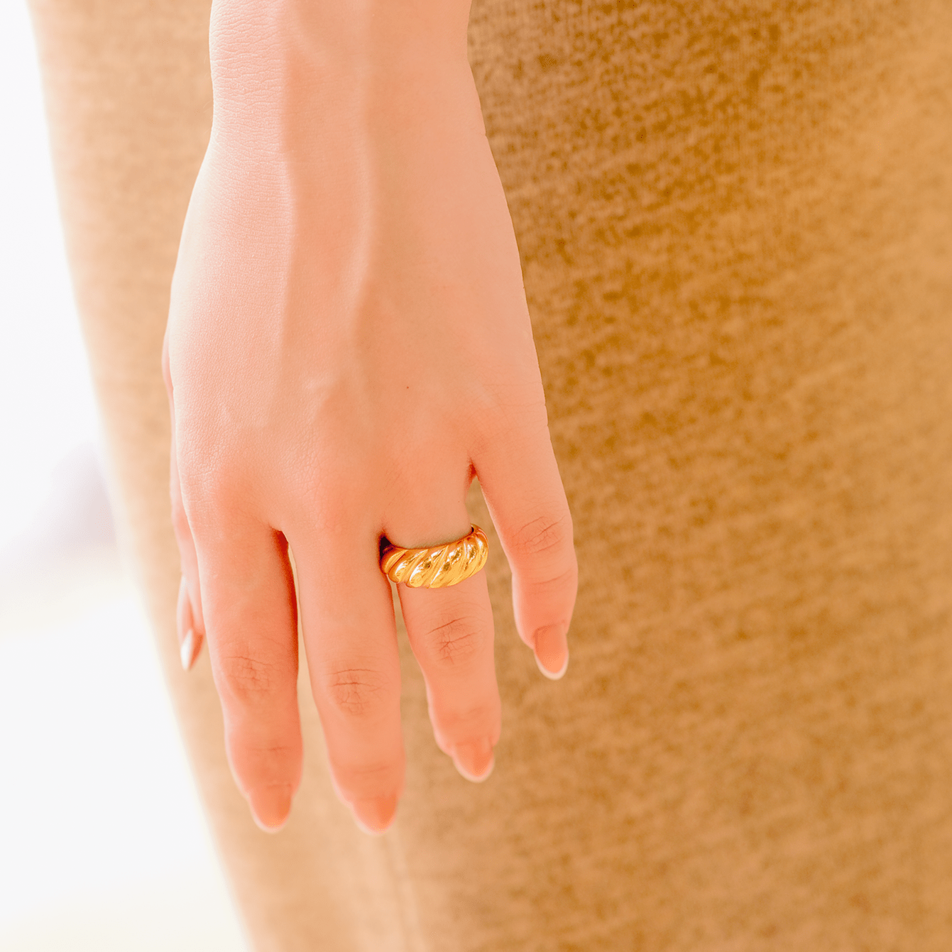 Bague Croissant en Or Amaia