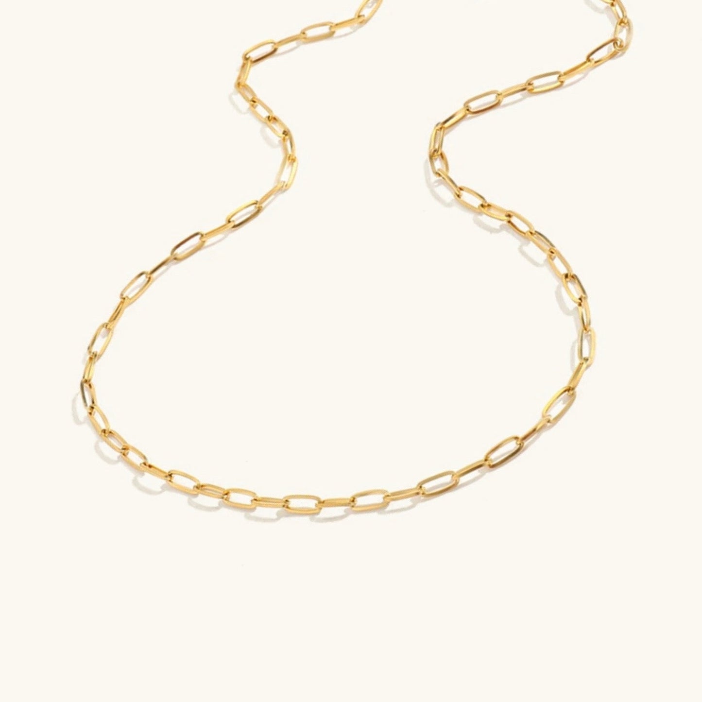 Collier En Chaîne En Or Ambre