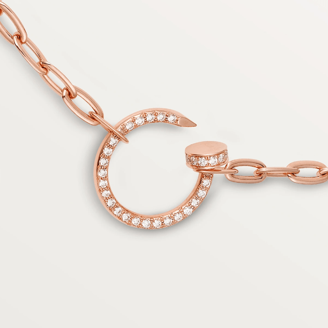 ASH MADELINE - Collier en or rose et diamants