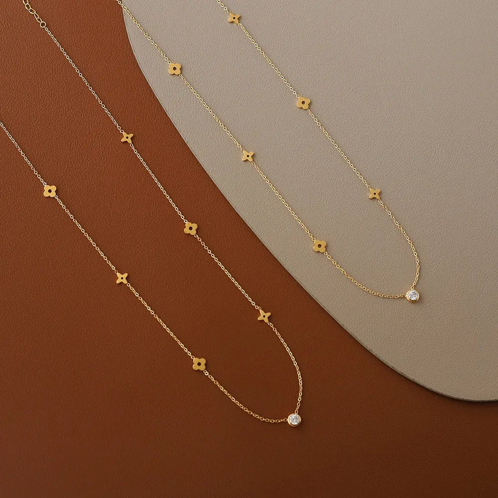 Trèfle | Collier – Or