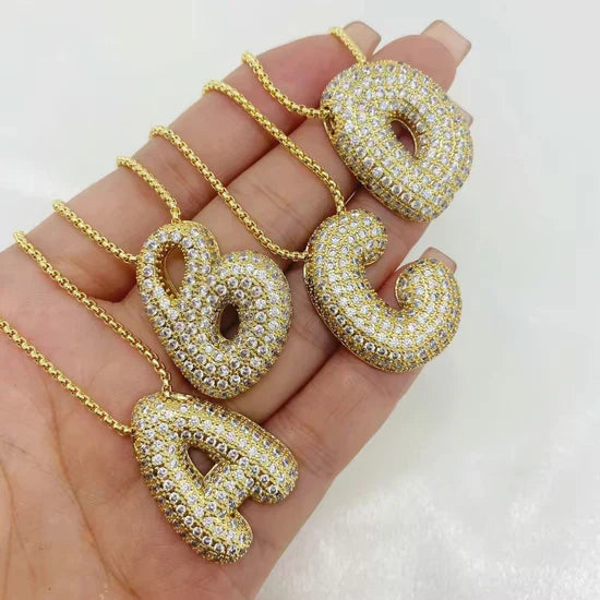 Bulle | Collier Initial En Diamant