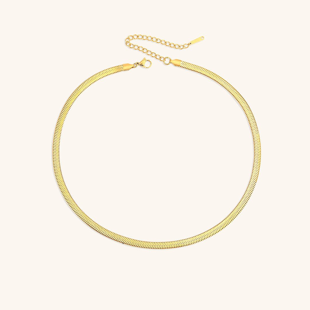 Collier Herringbone En Or Elizabeth