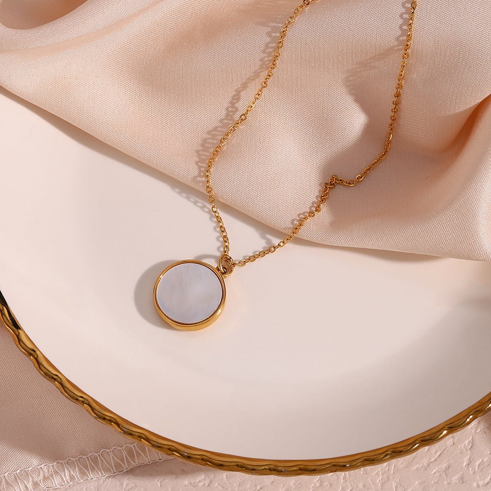 Collier Evangeline en Or Lunaire