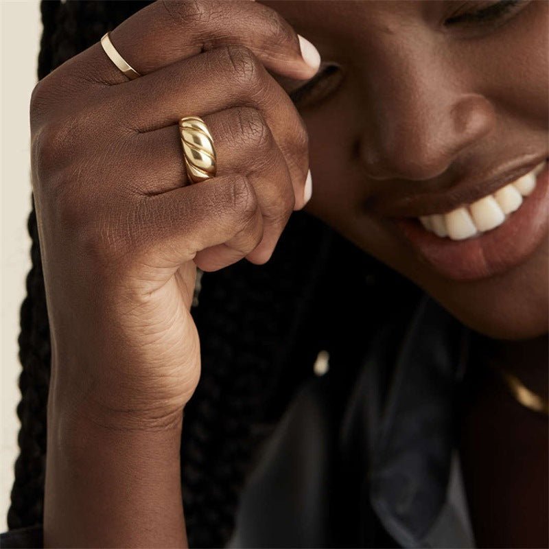 Bague Croissant en Or Lorelei
