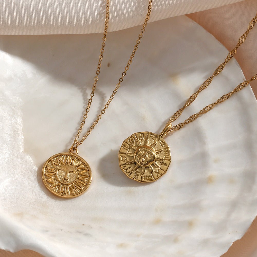 Collier Soleil en Or