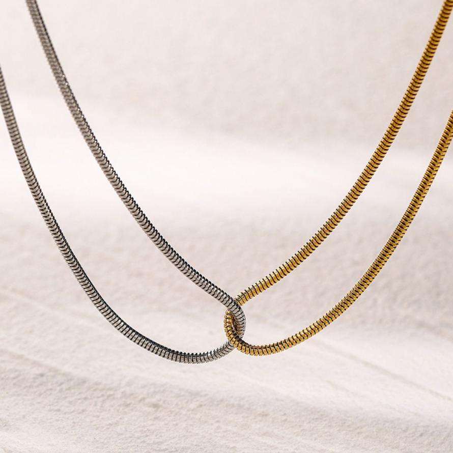 Collier Talia À Double Ton