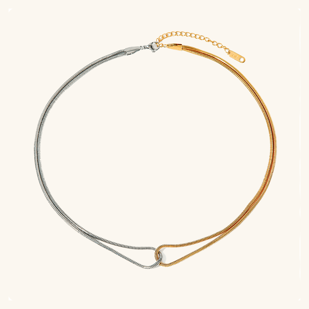 Collier Talia À Double Ton