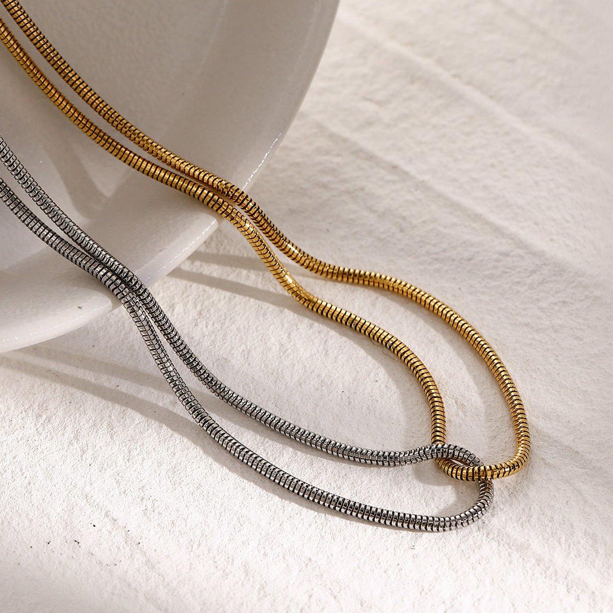 Collier Talia À Double Ton