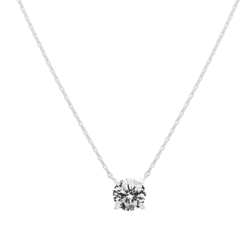 Collier Solitaire Annalisa Argent