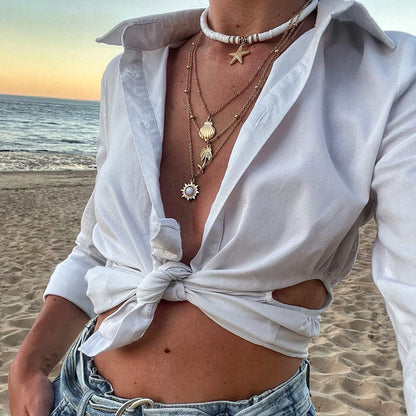 Collier De Plage Rétro Sea