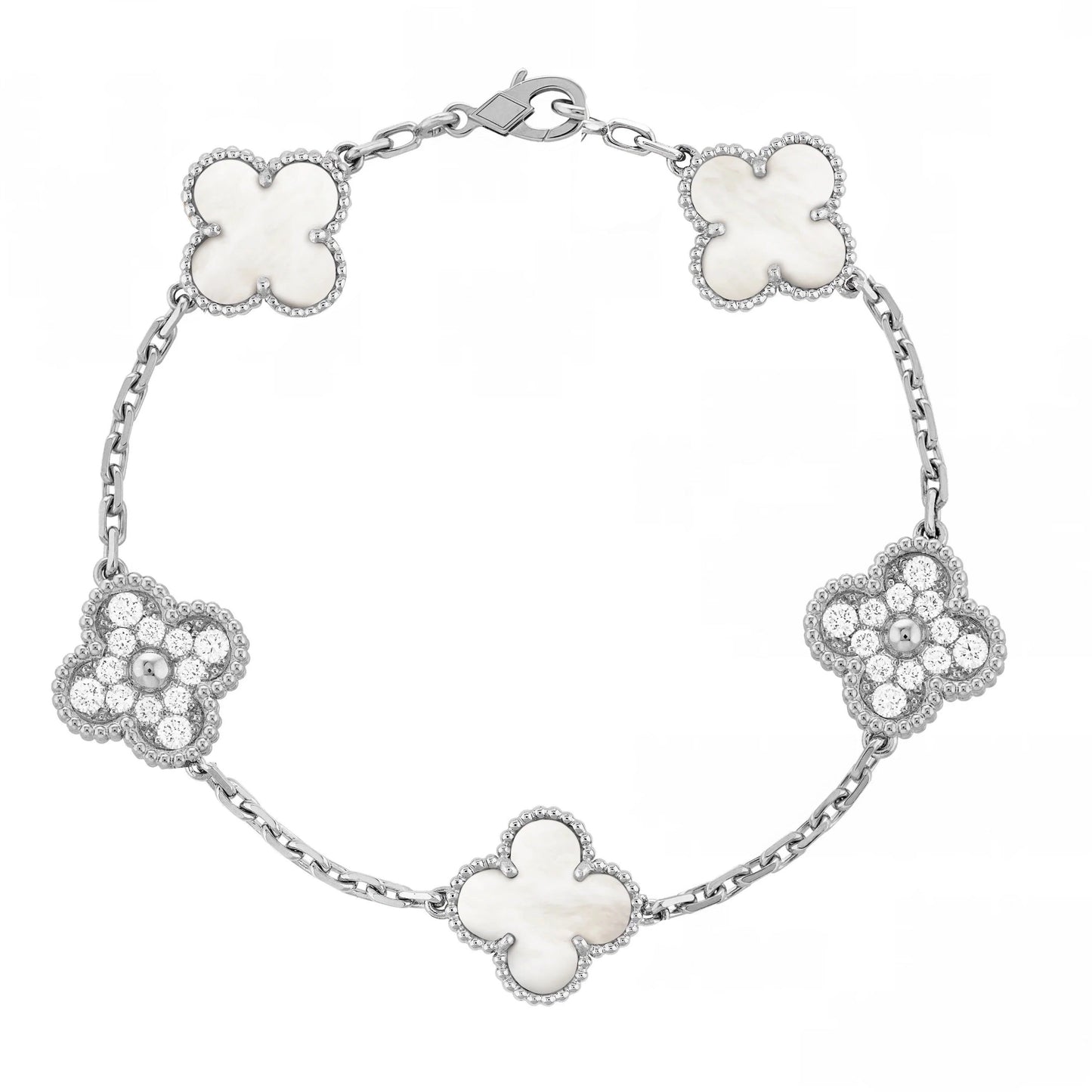 Trèfle | Bracelet – Diamants