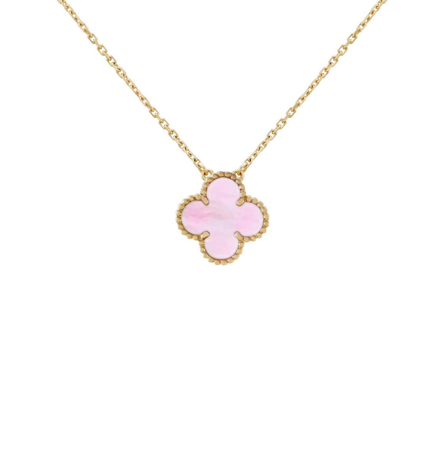 Trèfle | Collier – Or Rose