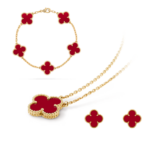 Trèfle | Set – Rouge