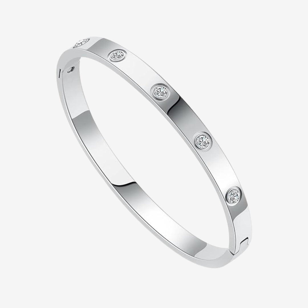 Éternité | Bracelet – Or et Argent avec zircones
