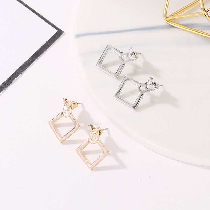 Carré | Boucles D'oreilles Carré D'exception