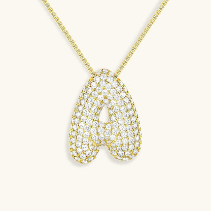 Collier en Diamant Initial Bulle