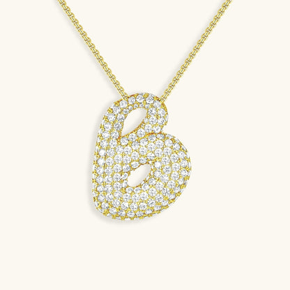 Collier en Diamant Initial Bulle