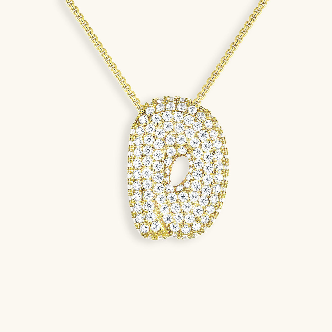 Collier en Diamant Initial Bulle