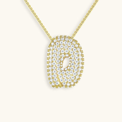 Collier en Diamant Initial Bulle
