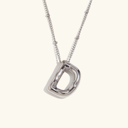 Collier Initial en Or Ballon