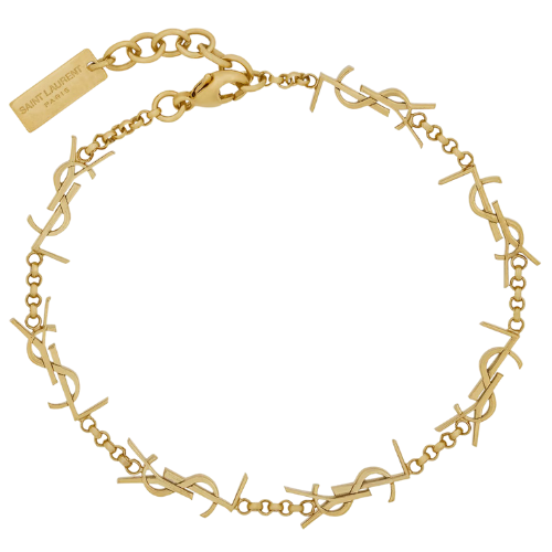 Bracelet en forme de cœur avec zirconium Guldglans
