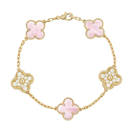 Trèfle | Bracelet – Rose