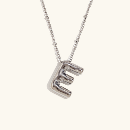 Collier Initial en Or Ballon