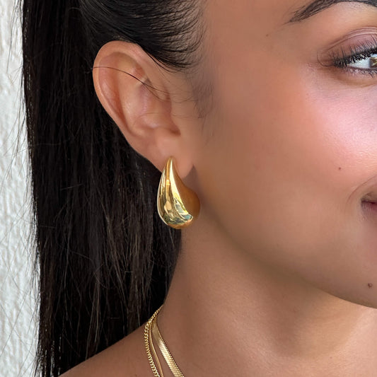 Ella | Boucles D'oreilles En Or Luxueuses
