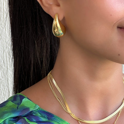 Ella | Boucles D'oreilles En Or Luxueuses