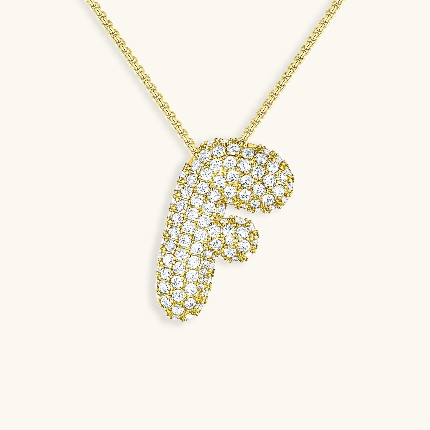 Collier en Diamant Initial Bulle