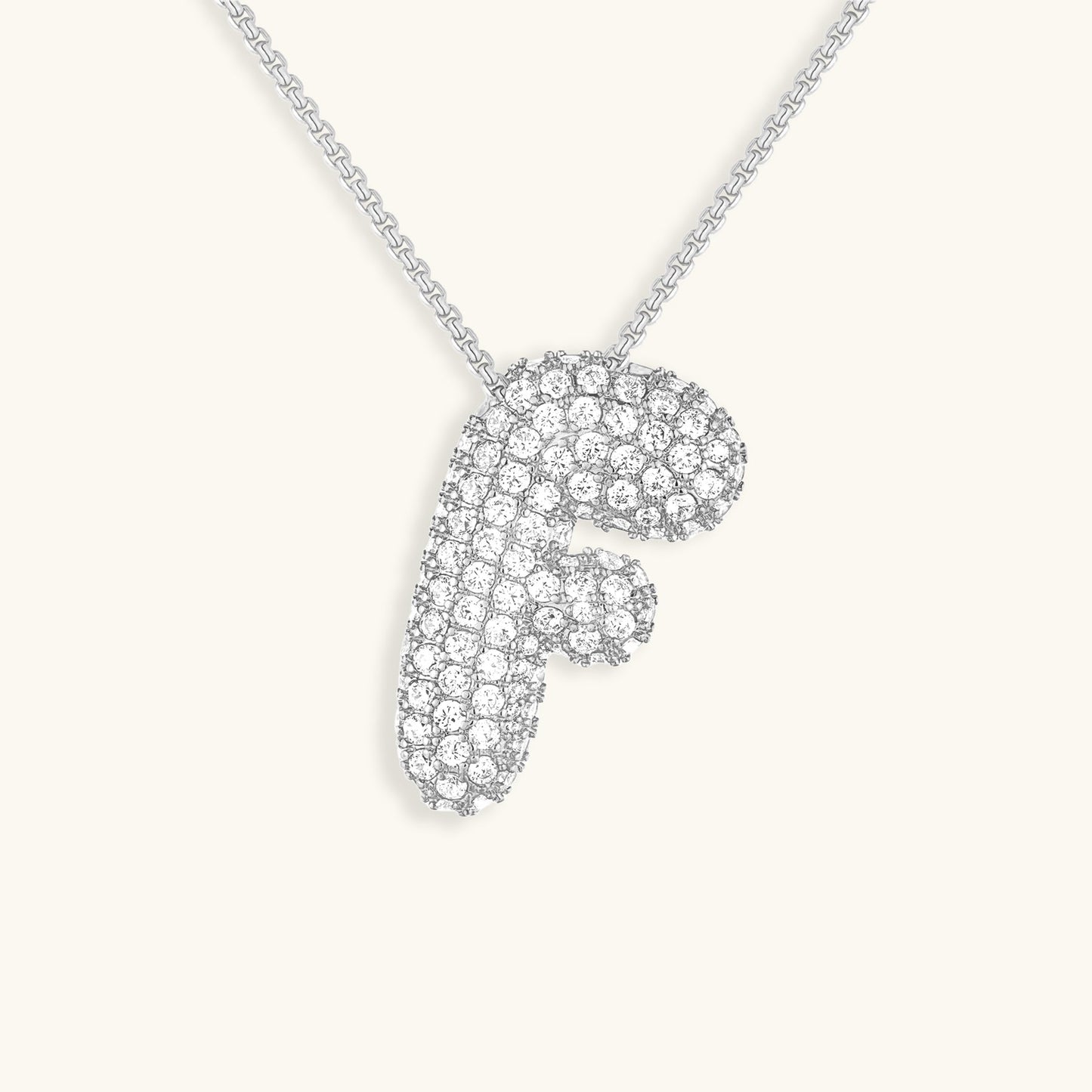 Collier en Diamant Initial Bulle