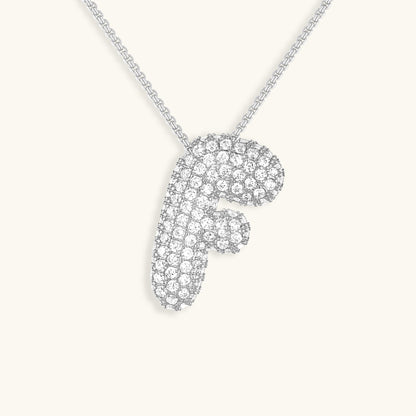 Collier en Diamant Initial Bulle
