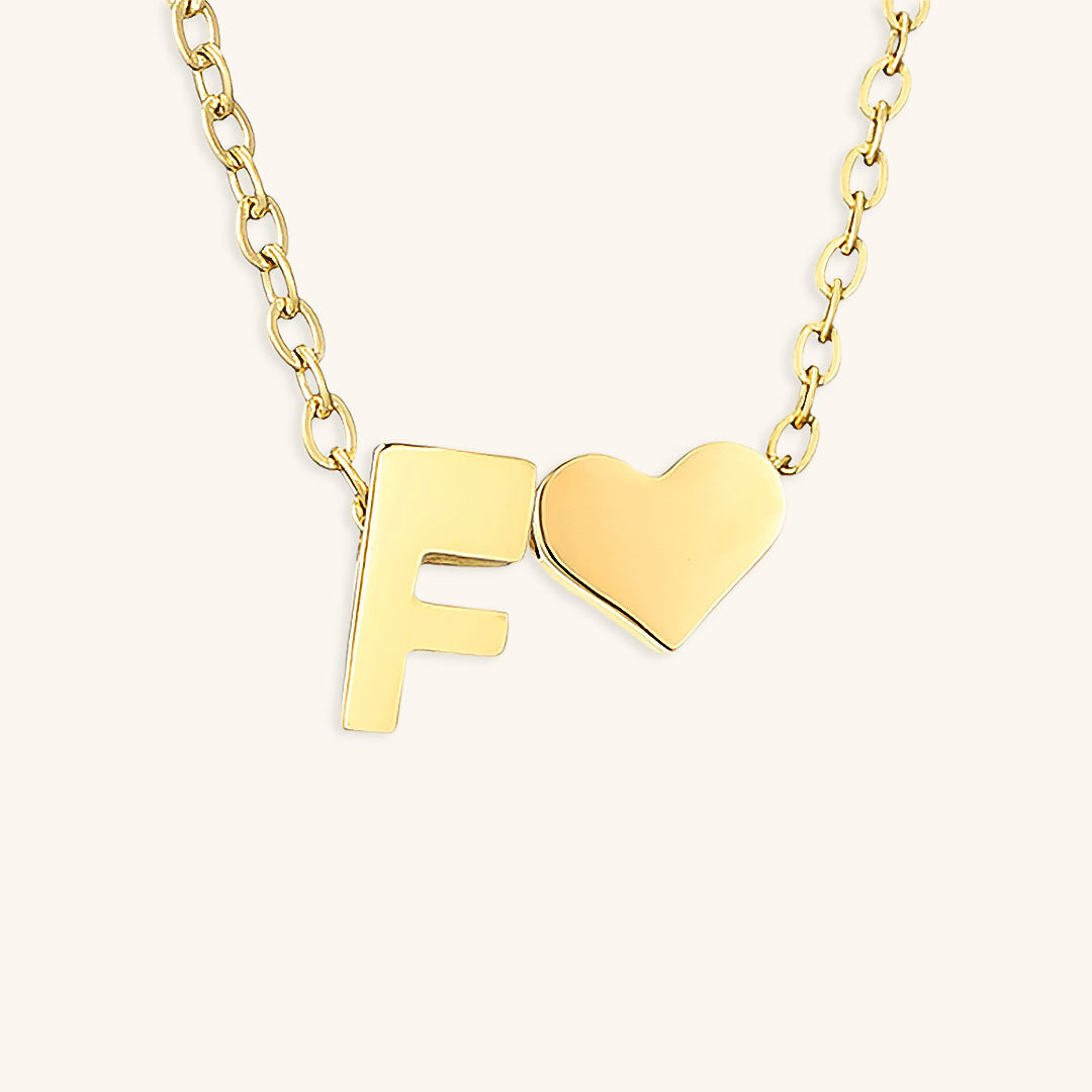 Collier En Or Avec Lettre Initiale Ria