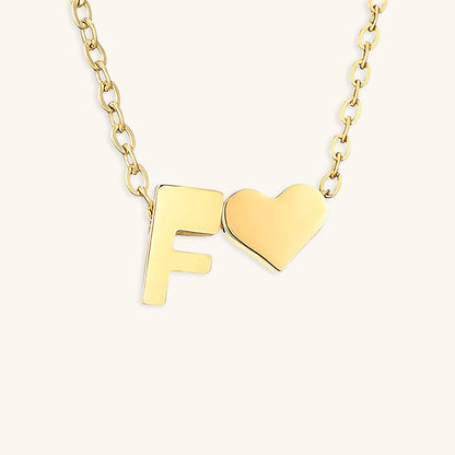 Collier En Or Avec Lettre Initiale Ria