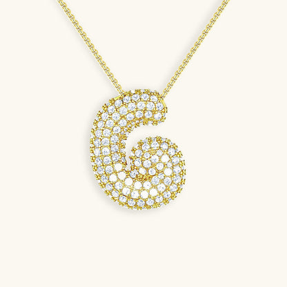 Collier en Diamant Initial Bulle