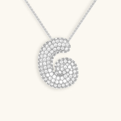 Collier en Diamant Initial Bulle