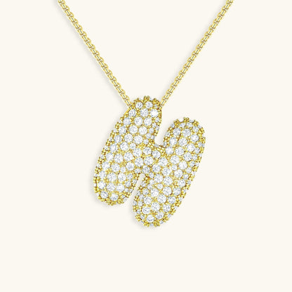 Collier en Diamant Initial Bulle