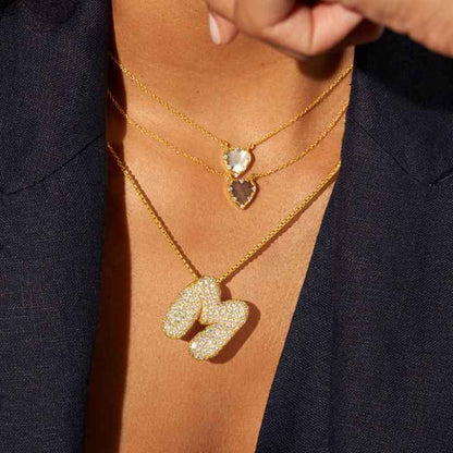 Bulle | Collier Initial En Diamant