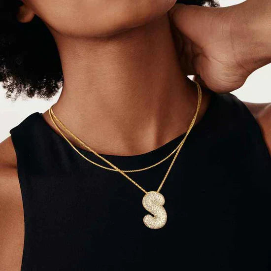 Bulle | Collier Initial En Diamant