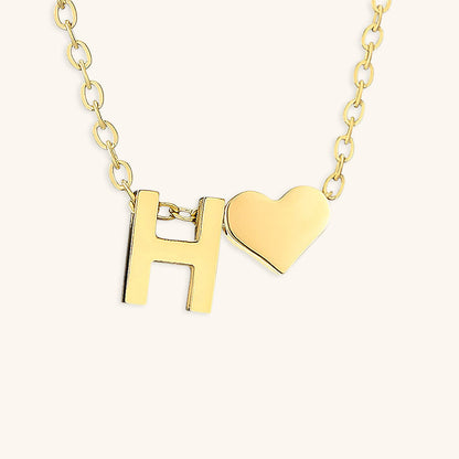 Collier En Or Avec Lettre Initiale Ria