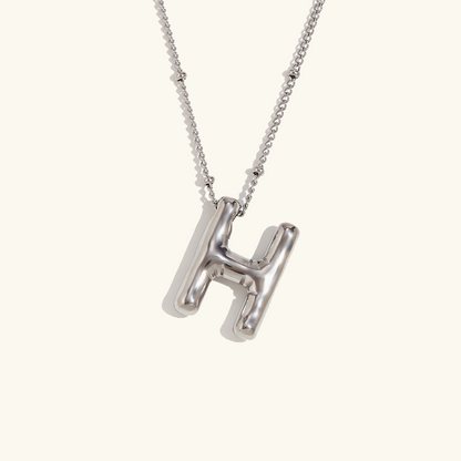 Collier Initial en Or Ballon