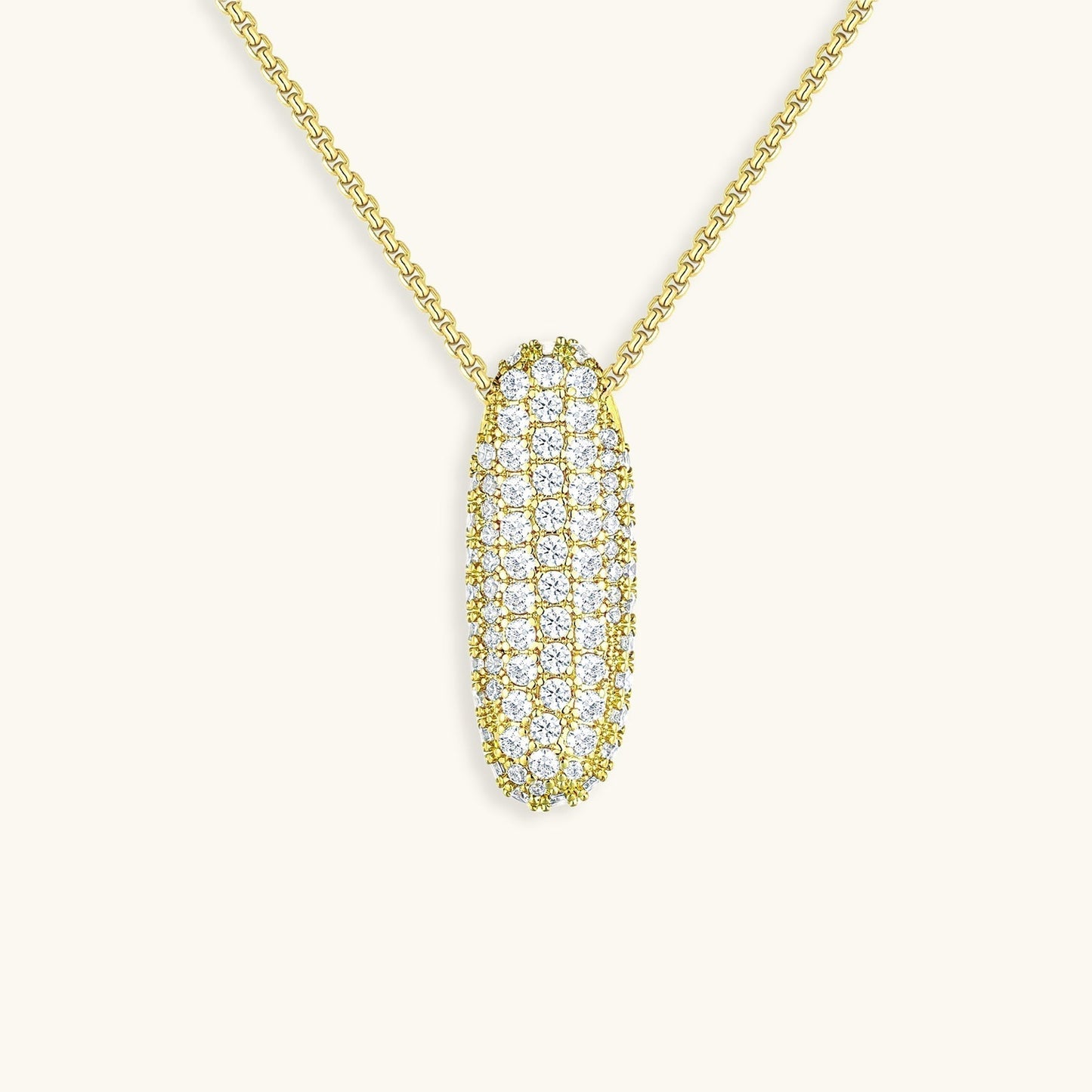 Collier en Diamant Initial Bulle