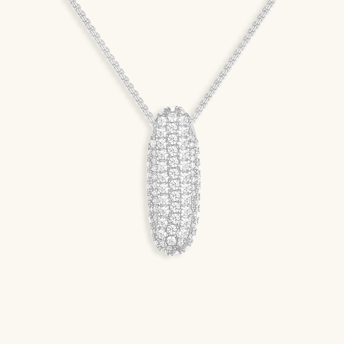Collier en Diamant Initial Bulle