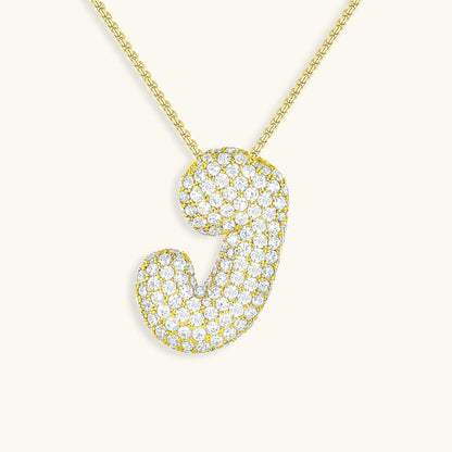 Collier en Diamant Initial Bulle