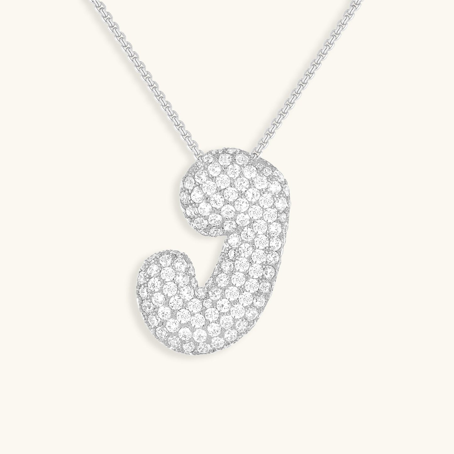Collier en Diamant Initial Bulle