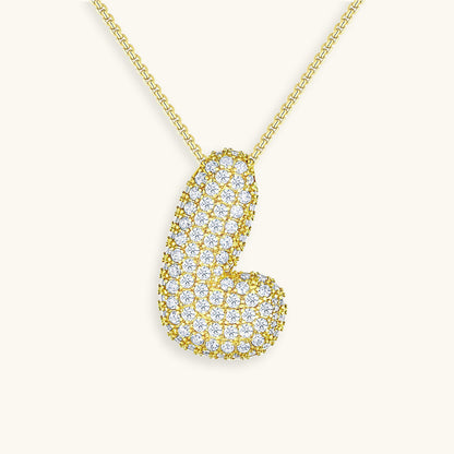 Collier en Diamant Initial Bulle