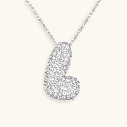 Collier en Diamant Initial Bulle